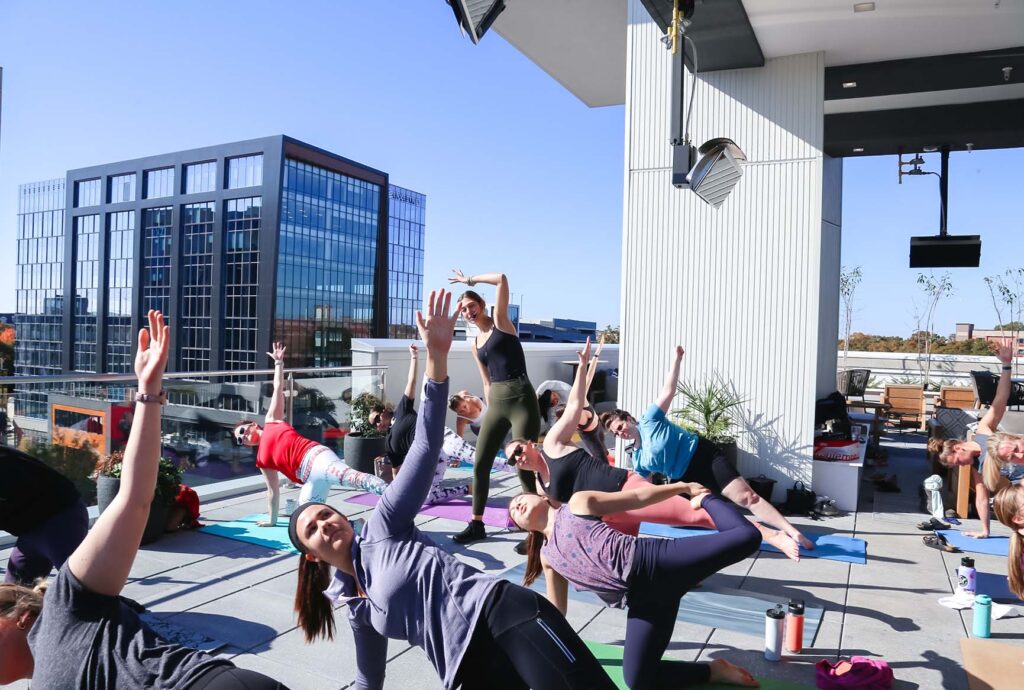 Rooftop Yoga at The Willard