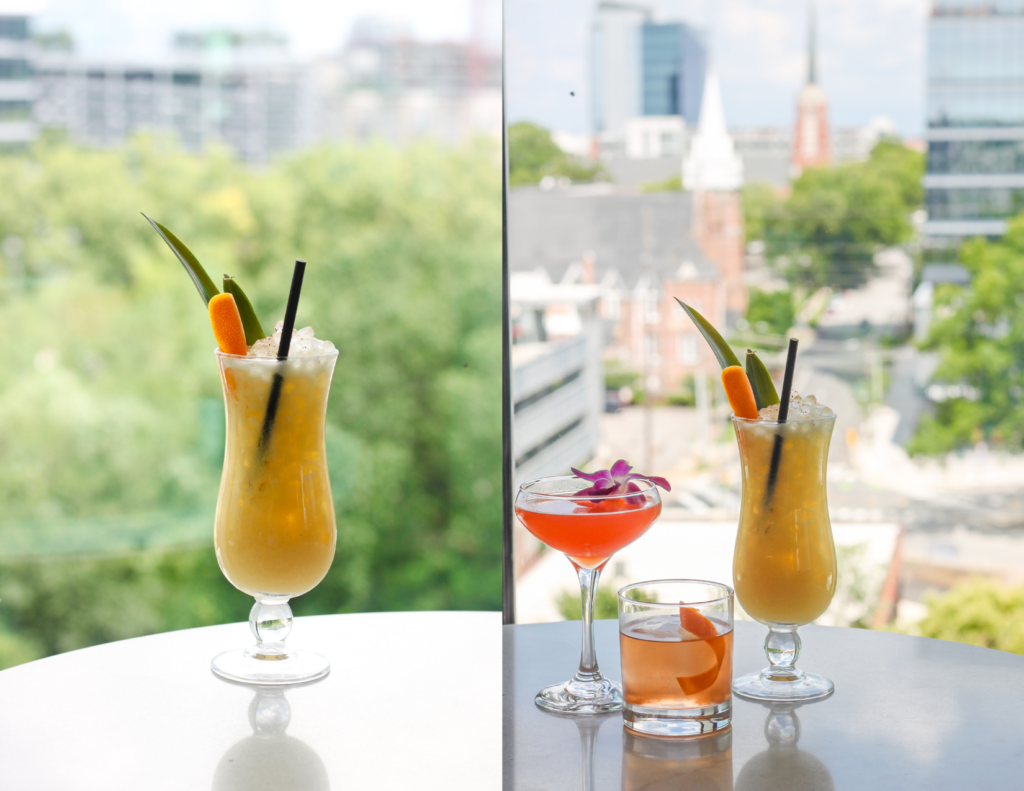2 Mocktails glasses